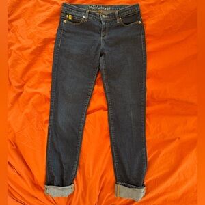 YOA Jeans Women's Dark Blue Skinny Jeans